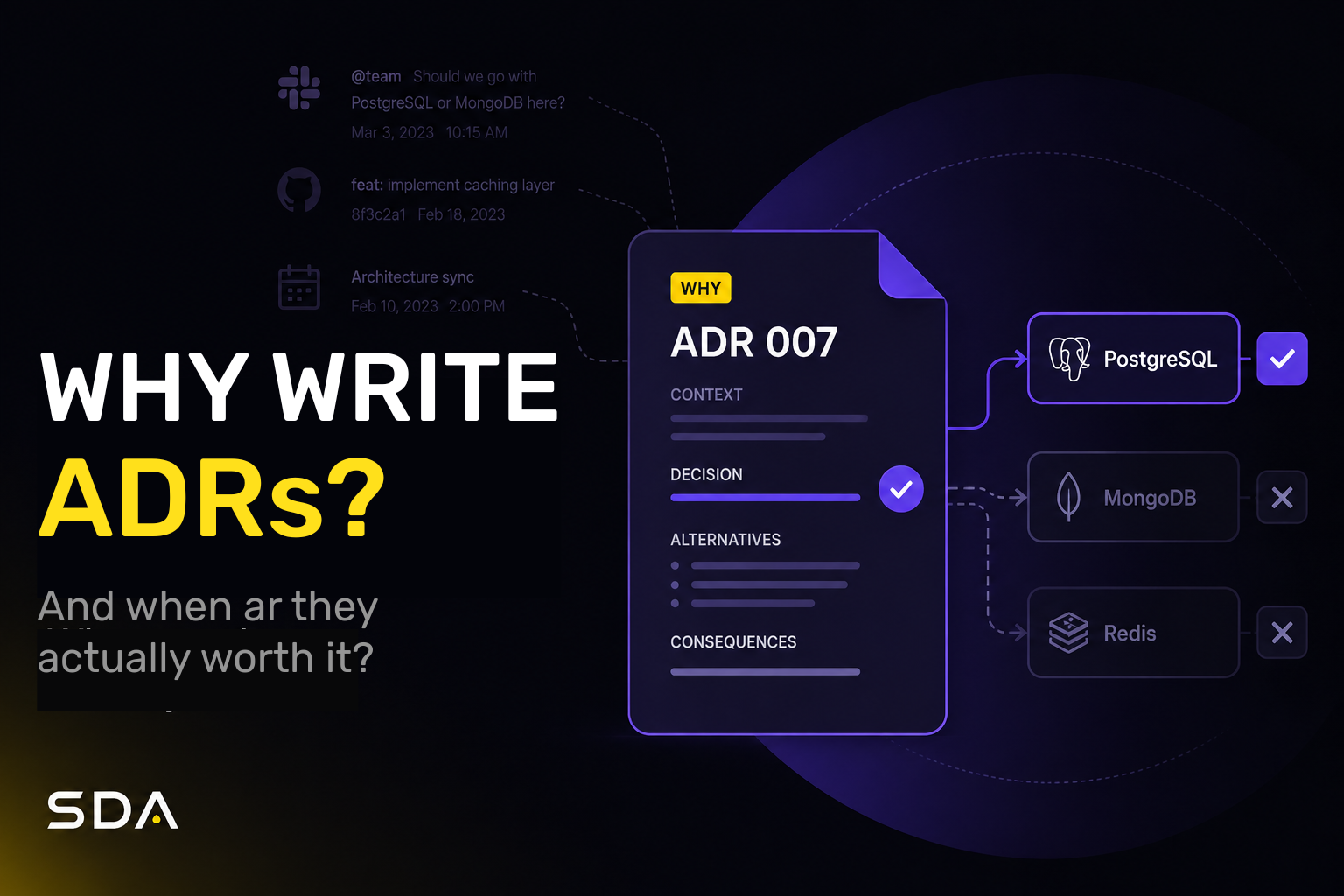 Why Write Architecture Decision Records (ADRs) and When Are They Actually Worth It? Why Write Architecture Decision Records (ADRs) and When Are They Actually Worth It?